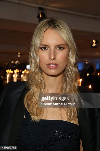 Karolina Kurkova attends the Annual Charity Dinner Hosted By The AEM Association Children Of The World For Rwanda At Espace Pierre Cardin In Paris at...