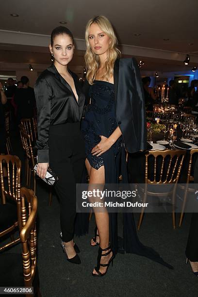 Barbara Pavlin and Karolina Kurkova attend the Annual Charity Dinner Hosted By The AEM Association Children Of The World For Rwanda At Espace Pierre...