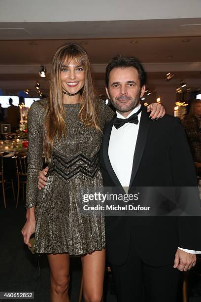 Alina Baikova and Gianguido Tarabini attend the Annual Charity Dinner Hosted By The AEM Association Children Of The World For Rwanda At Espace Pierre...