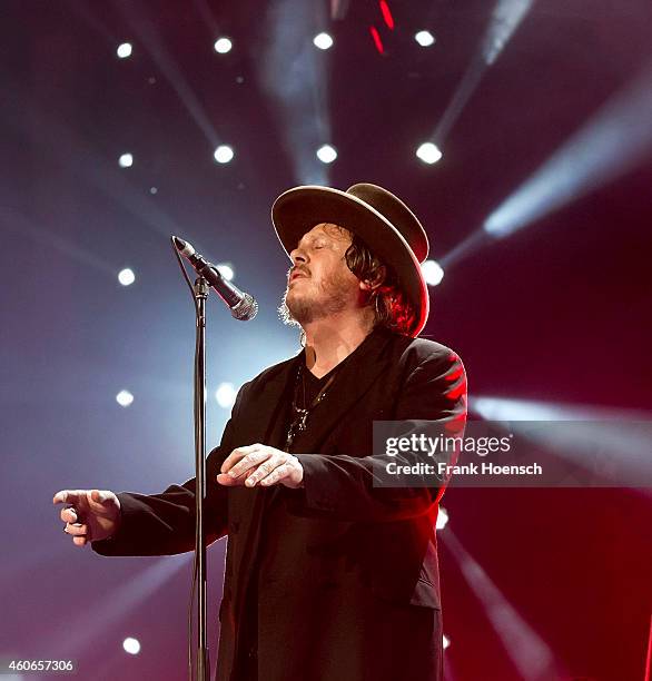 Italian singer Zucchero performs live during the Night of the Proms 2014 at the O2 World on December 18, 2014 in Berlin, Germany.