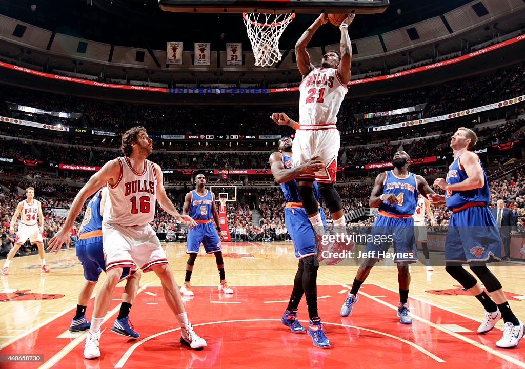 New York Knicks v Chicago Bulls