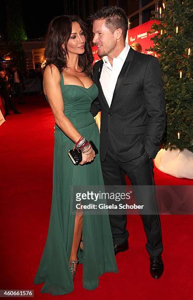 Felix Baumgartner and Micaela Schwarzenberger during the 20th Annual Jose Carreras Gala on December 18, 2014 in Rust, Germany.