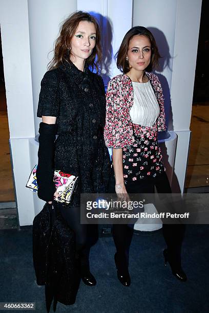Audrey Marnay and writer Anne Berest attend the Annual Charity Dinner hosted by the AEM Association Children of the World for Rwanda. Held at Espace...