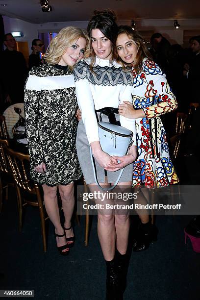 Camille Seydoux, Antonine Peduzzi and Alexandra Golovanoff attend the Annual Charity Dinner hosted by the AEM Association Children of the World for...