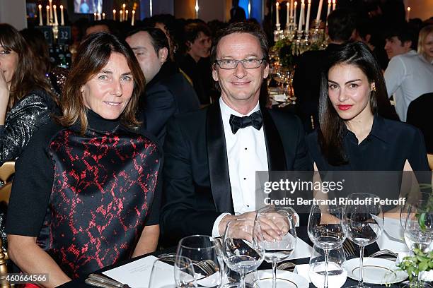 Princess Alessandra Borghese, Taddhaeus Ropac and Contemporary Artist Oda Jaune attend the Annual Charity Dinner hosted by the AEM Association...