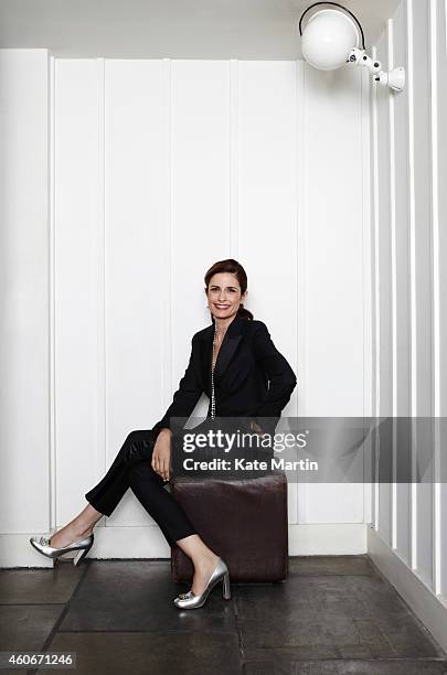 Creative director of Eco Age Limited and wife of actor Colin Firth, Livia Firth is photographed for Country & Town House magazine on July 8, 2013 in...