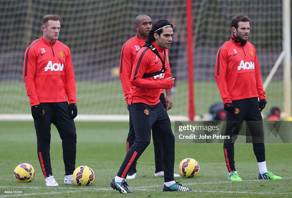 Manchester United Training and Press Conference