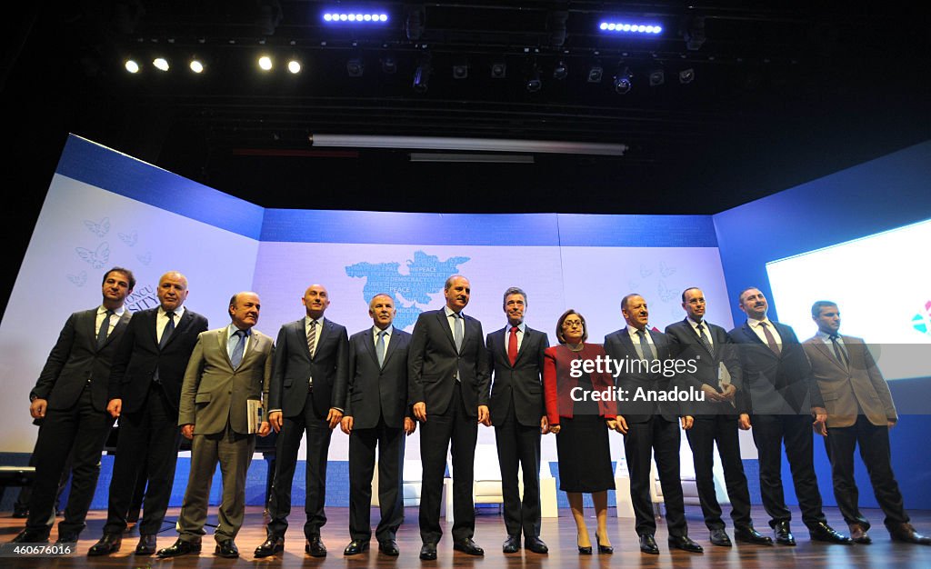 Former Secretary General of NATO Anders Fogh Rasmussen in Turkey's Gaziantep