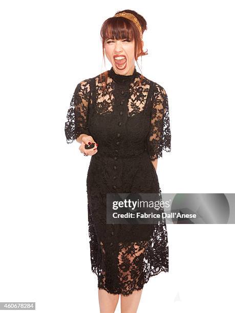 Actress Chiara Francini is photographed for Vanity Fair - Italy on November 10, 2013 in Rome at the Rome Film Festival, Italy.