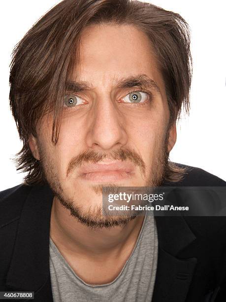 Actor Luca Marinelli is photographed for Vanity Fair - Italy on November 10, 2013 in Rome at the Rome Film Festival, Italy.