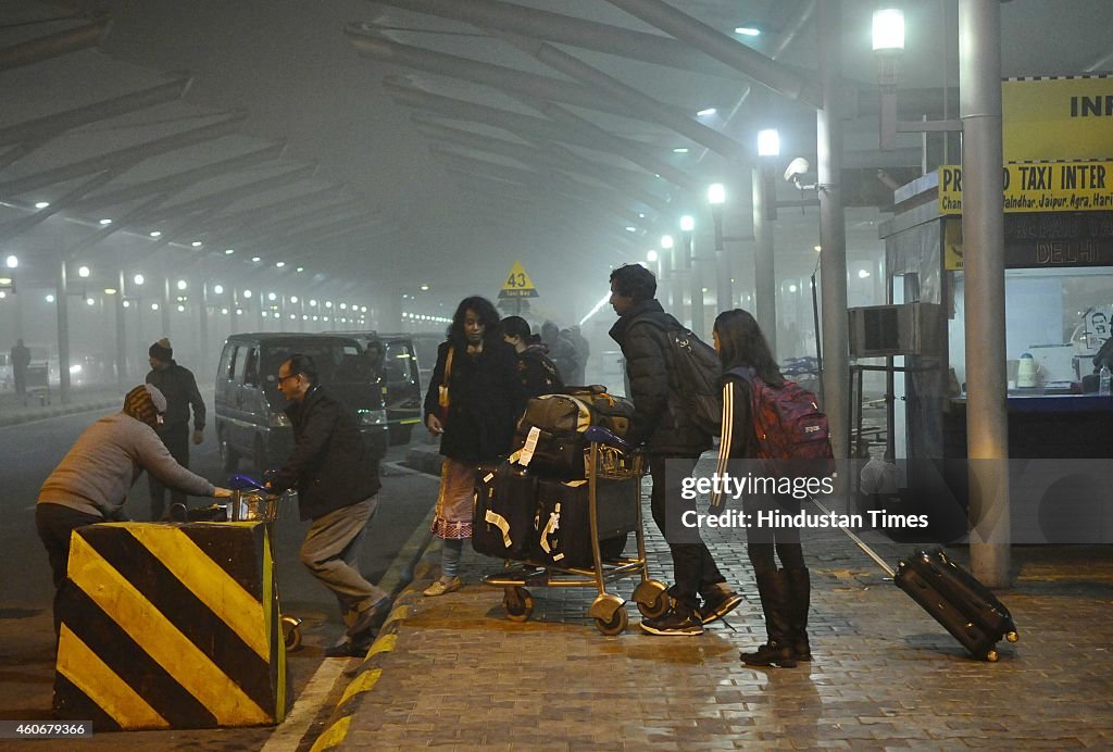 North India Shivers Under Cold Wave; Thick Fog Resurfaces