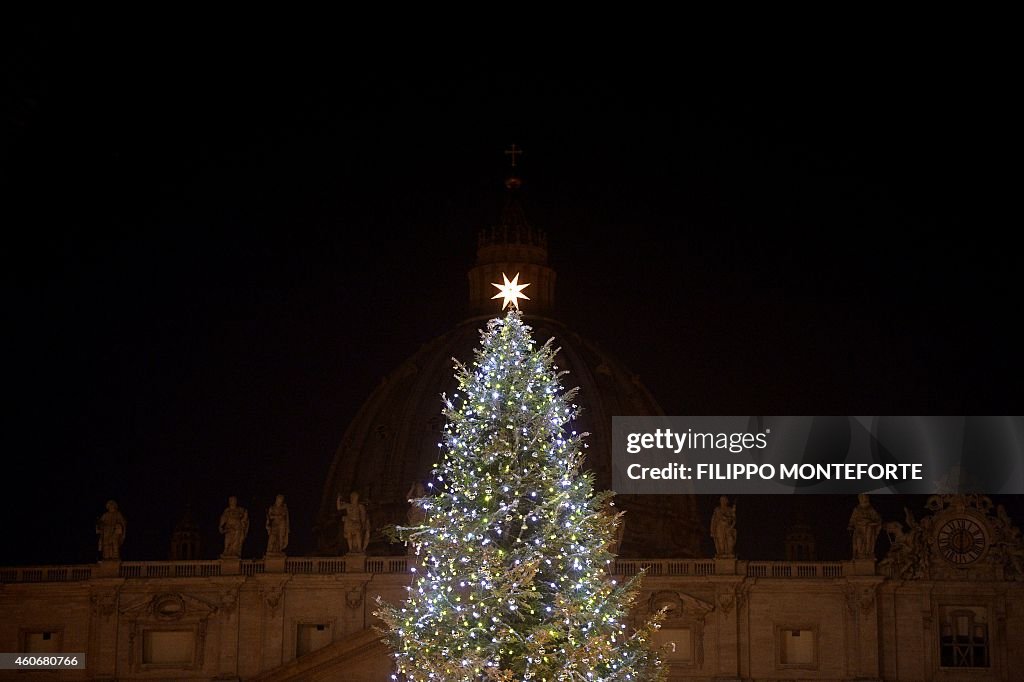 VATICAN-CHRISTMAS-TREE