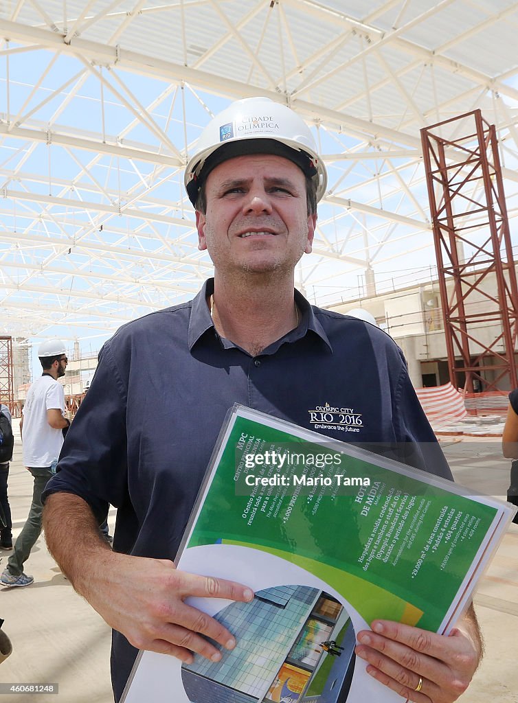 Rio Mayor Leads Tour Of Olympic Venue Construction For 2016 Summer Olympics