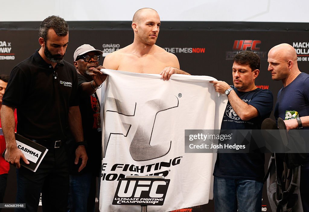 UFC Fight Night Weigh-in