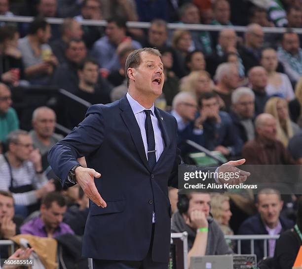 Coach Zalgiris 64 Lithuania Gintaras Krapikas Photos & High Res Pictures - Getty Images