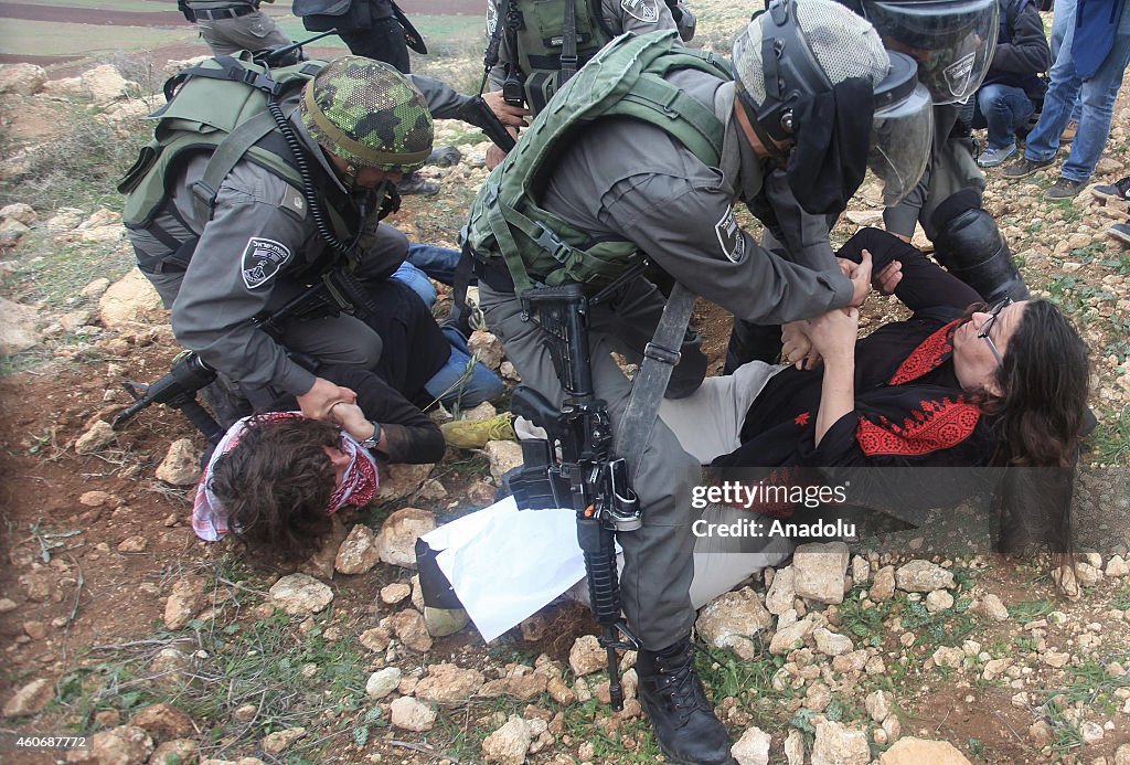 Clashes between Israeli security and Palestinians in Ramallah