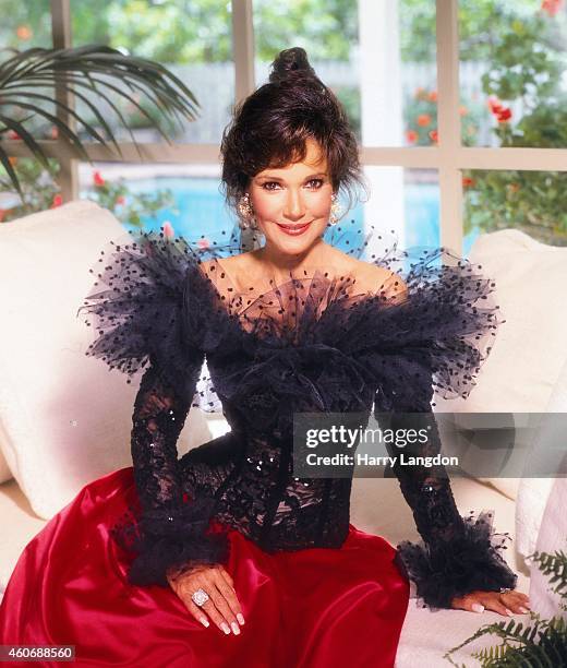 Actress Mary Ann Mobley poses for a portrait in 1984 in Los Angeles, California.