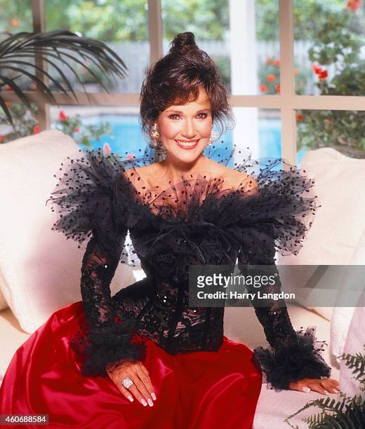 Actress Mary Ann Mobley poses for a portrait in 1984 in Los Angeles, California.