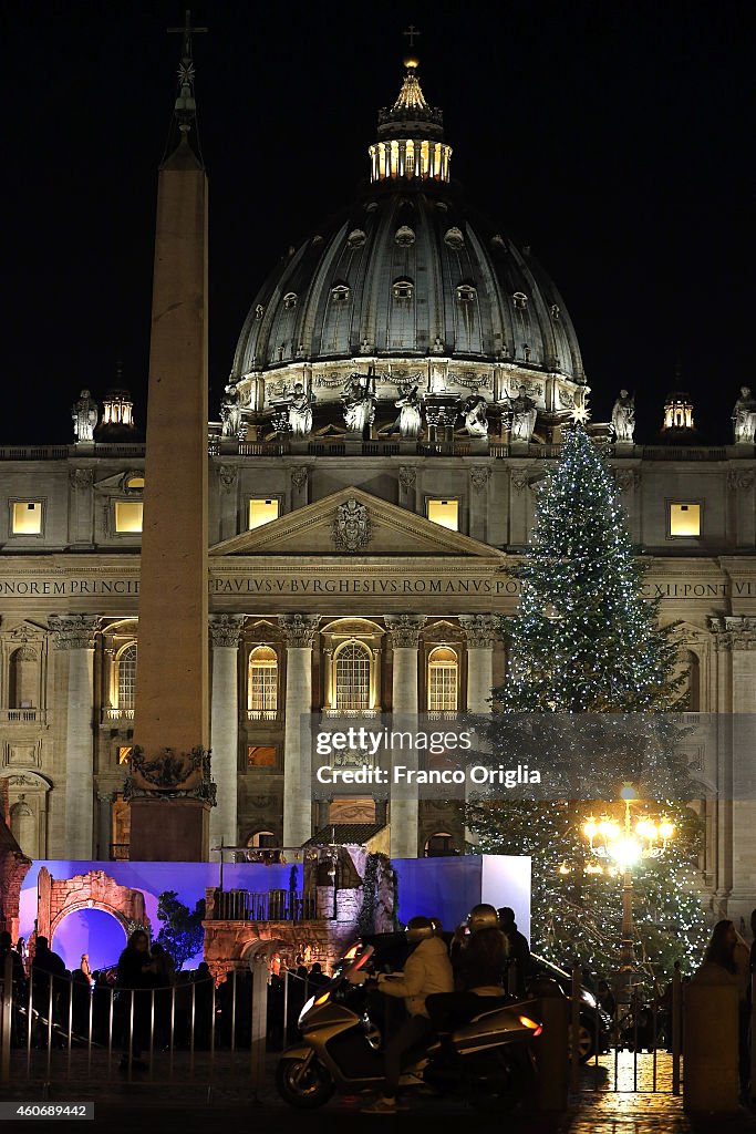 Saint Peter's Square Christmas Tree Switch On Ceremony