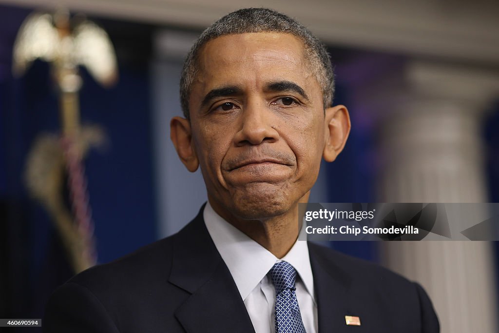 President Obama Holds End-Of-Year News Conference At The White House