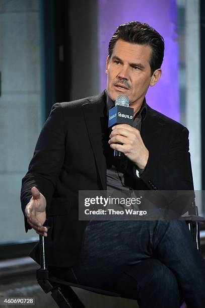 Josh Brolin attends AOL Build Speaker Series Presents Josh Brolin at AOL Studios In New York on December 19, 2014 in New York City.