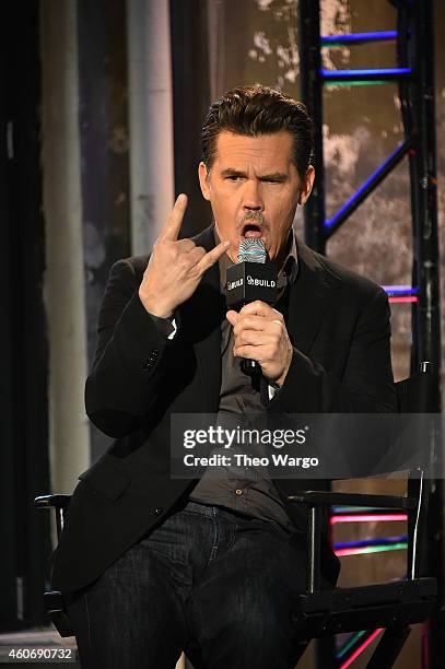 Josh Brolin attends AOL Build Speaker Series Presents Josh Brolin at AOL Studios In New York on December 19, 2014 in New York City.