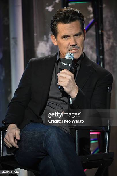 Josh Brolin attends AOL Build Speaker Series Presents Josh Brolin at AOL Studios In New York on December 19, 2014 in New York City.