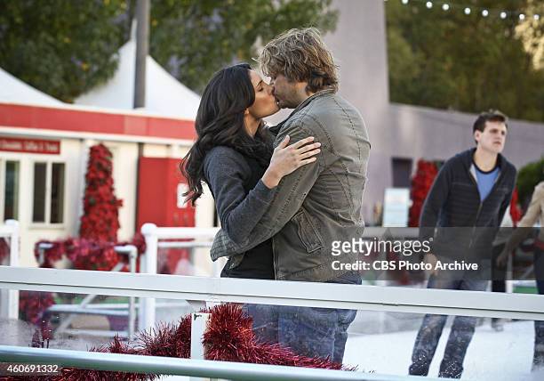 Humbug" -- Pictured: Daniela Ruah and Eric Christian Olsen . The team investigates a burglary at a cyber-security company, but Callen must steer...