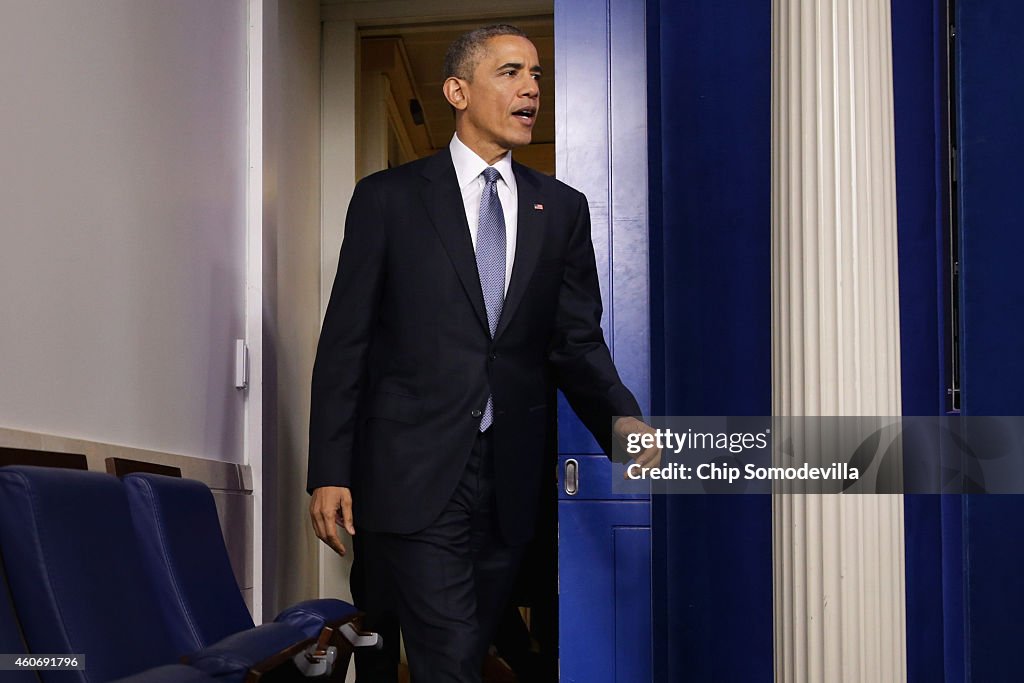 President Obama Holds End-Of-Year News Conference At The White House