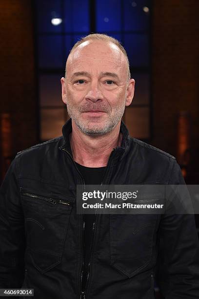 Musician Hans-Juergen Hufeisen attends the 'Koelner Treff' TV Show at the WDR Studio on December 19, 2014 in Cologne, Germany.