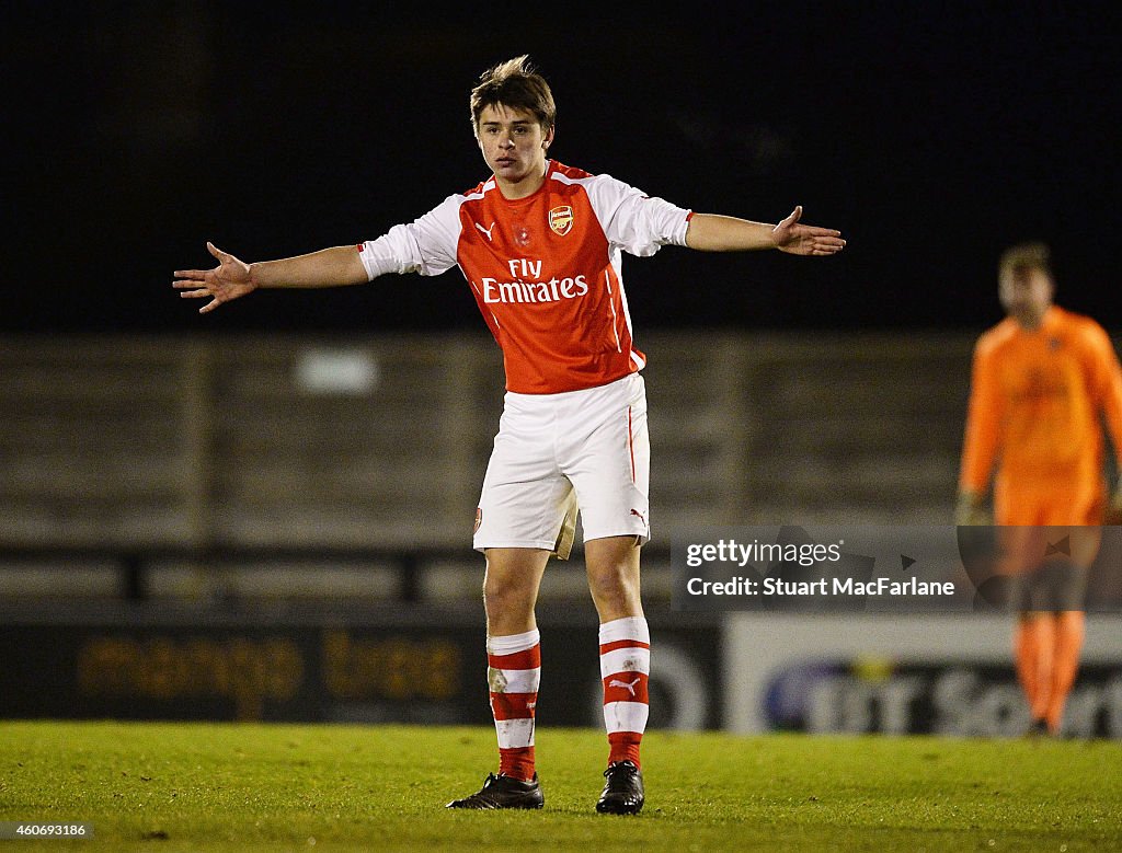 Arsenal v Reading: FA Youth Cup, 3rd Round