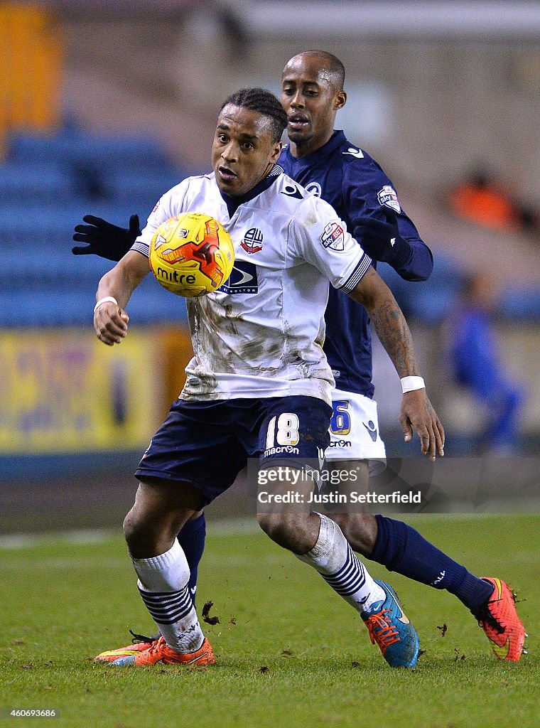 Millwall v Bolton Wanderers - Sky Bet Championship