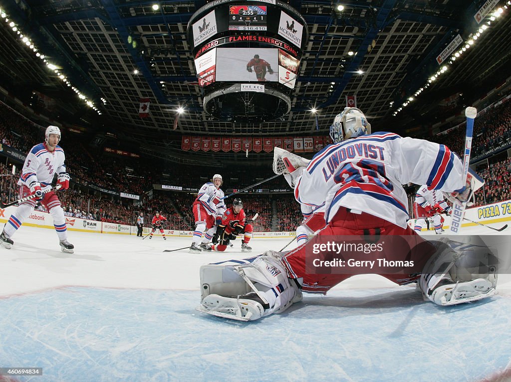 New York Rangers v Calgary Flames