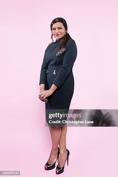 Actress Mindy Kaling is photographed at the 15th Annual New Yorker Festival on October 11, 2014 in New York City.