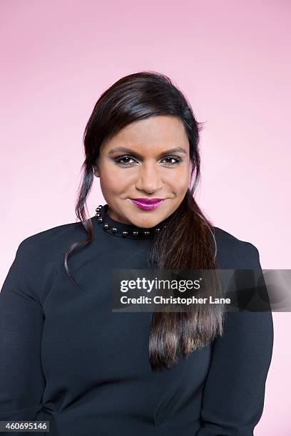 Actress Mindy Kaling is photographed at the 15th Annual New Yorker Festival on October 11, 2014 in New York City.
