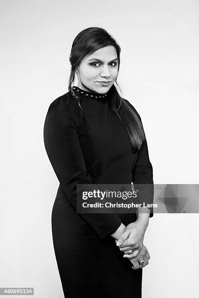 Actress Mindy Kaling is photographed at the 15th Annual New Yorker Festival on October 11, 2014 in New York City.