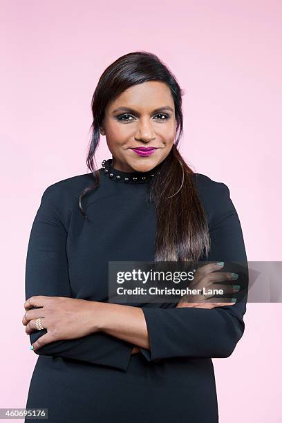 Actress Mindy Kaling is photographed at the 15th Annual New Yorker Festival on October 11, 2014 in New York City.