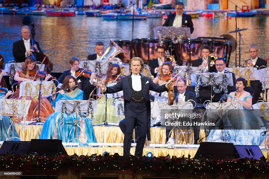 Andre Rieu England Andre Rieu performs on stage at SSE Arena Wembley on December 19 ...