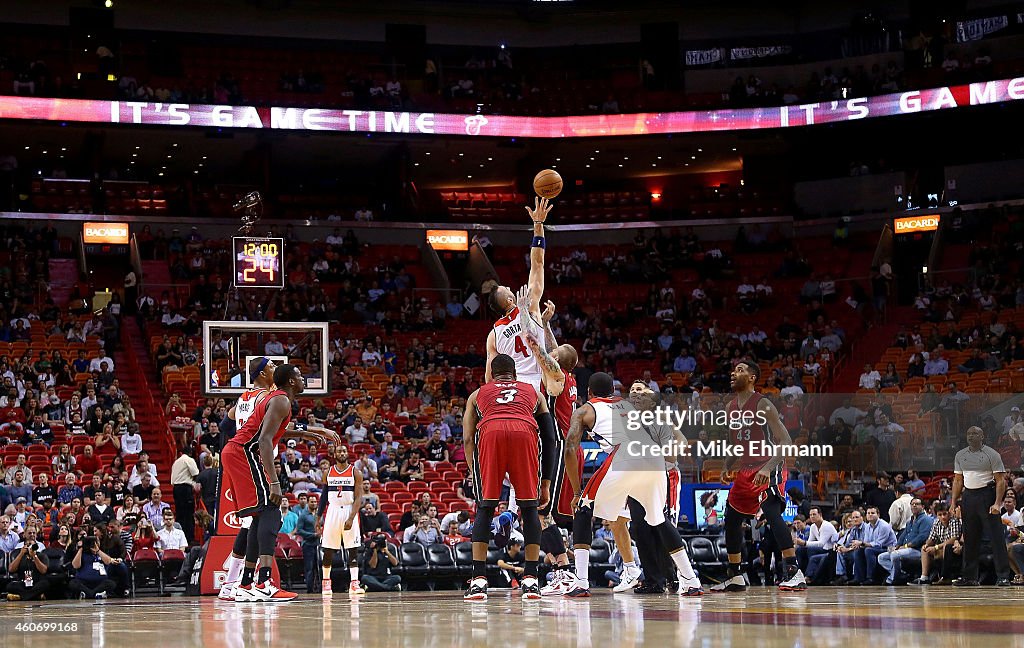 Washington Wizards v Miami Heat