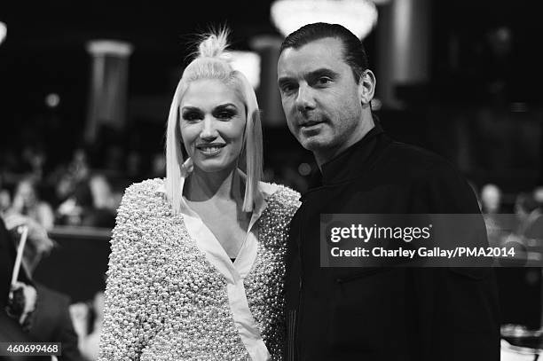 Singer Gwen Stefani and Gavin Rossdale attend the PEOPLE Magazine Awards at The Beverly Hilton Hotel on December 18, 2014 in Beverly Hills,...