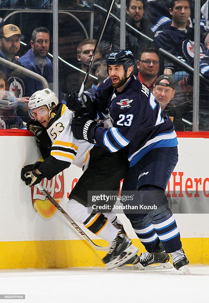 Boston Bruins v Winnipeg Jets