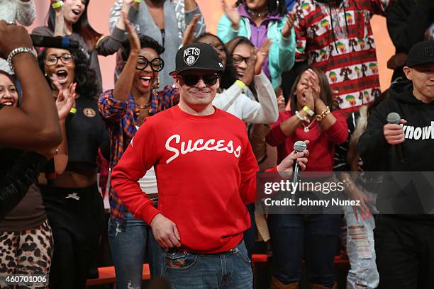 Blind Fury attends The BET "106 & Park" Finale at BET Studios on December 19, 2014 in New York City.