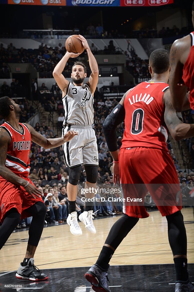 Portland Trail Blazers v San Antonio Spurs