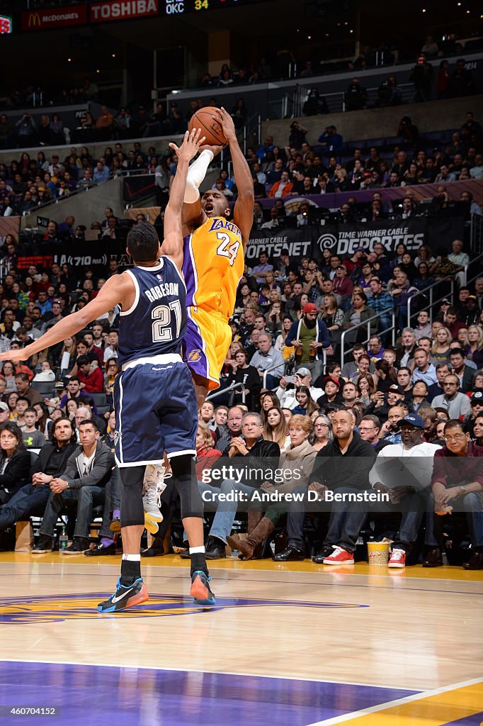 Oklahoma City Thunder v Los Angeles Lakers