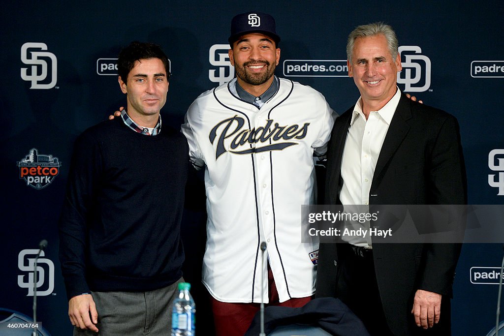 San Diego Padres Introduce Matt Kemp