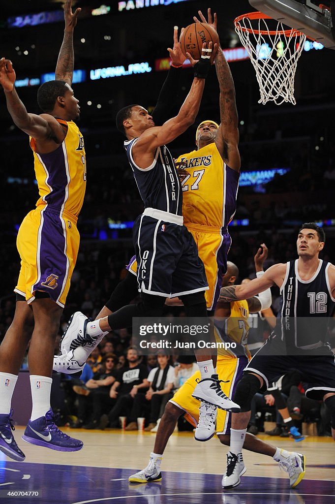 Oklahoma City Thunder v Los Angeles Lakers