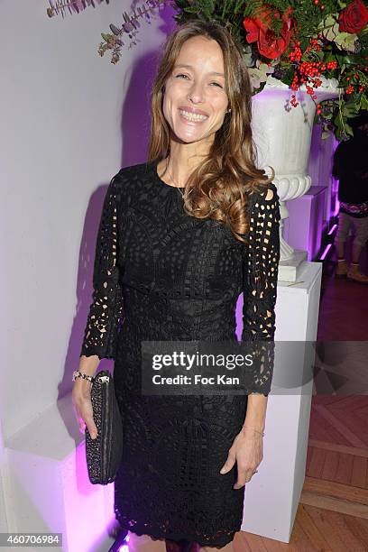 Actress Estelle Skornik attend 'Aloha' Luxury Shop : 1rst Anniversary Party Csocktail At Salons Hoche on December 19, 2014 in Paris, France.