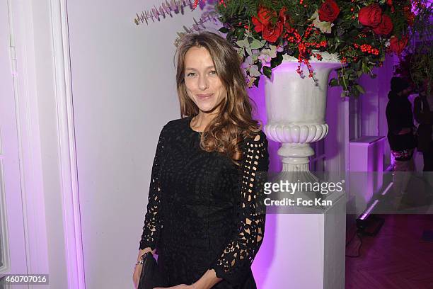 Actress Estelle Skornik attend 'Aloha' Luxury Shop : 1rst Anniversary Party Csocktail At Salons Hoche on December 19, 2014 in Paris, France.