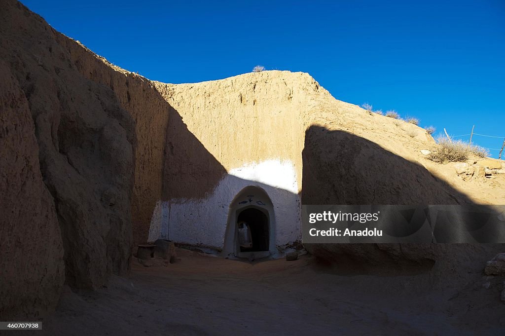 Rustic Troglodyte Houses in Tunisia's Matmata