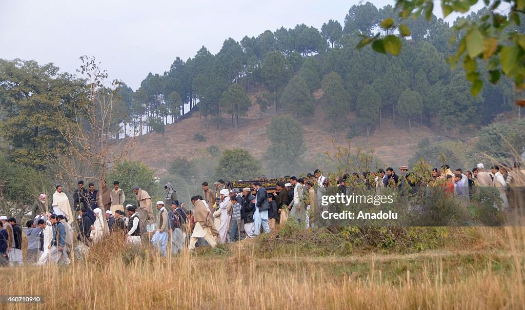 Funeral of Tehrik-i Taliban Pakistan militant in Pakistan